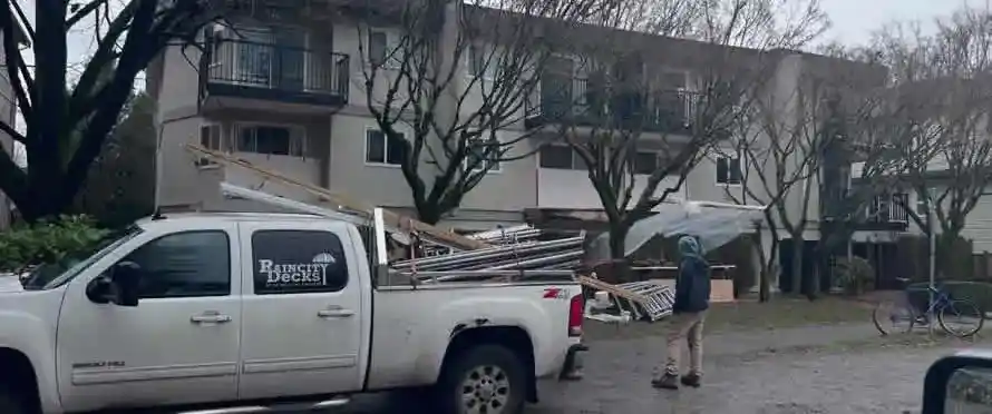 deck safety audit for winter