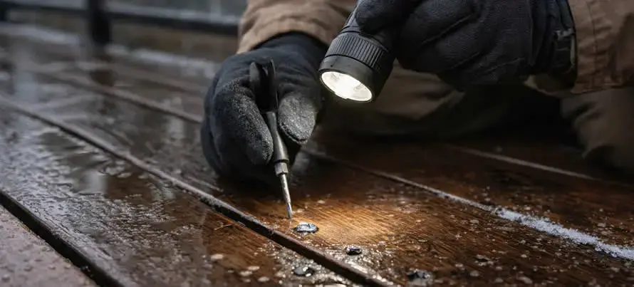 deck safety audit for winter