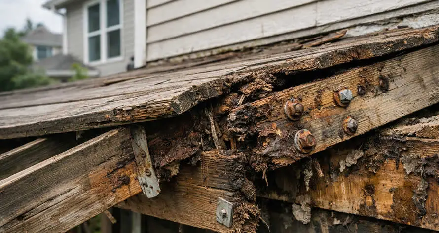 What Accounts for 90% of Deck Collapses
